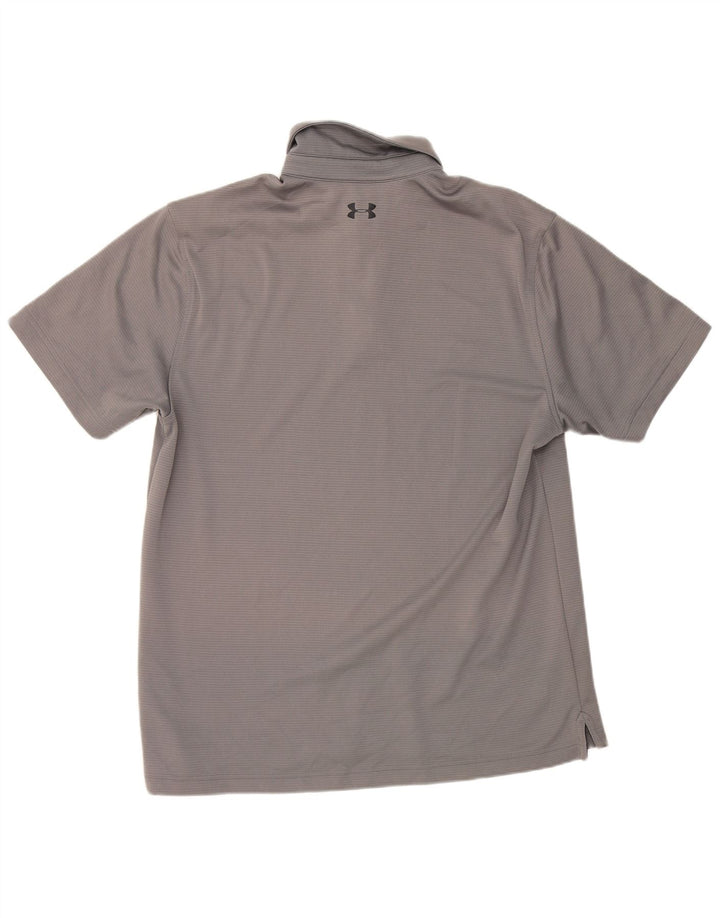 Tricou polo Under Armour Heat Gear pentru bărbați, mare, gri
