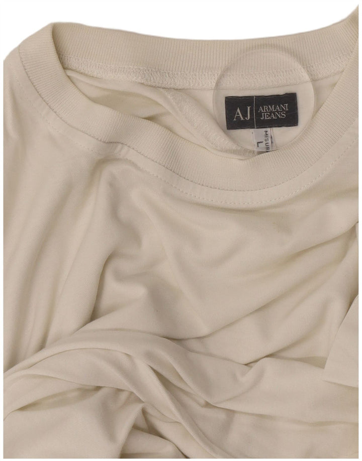 Armani Jeans Tricou Bărbați Top Large White