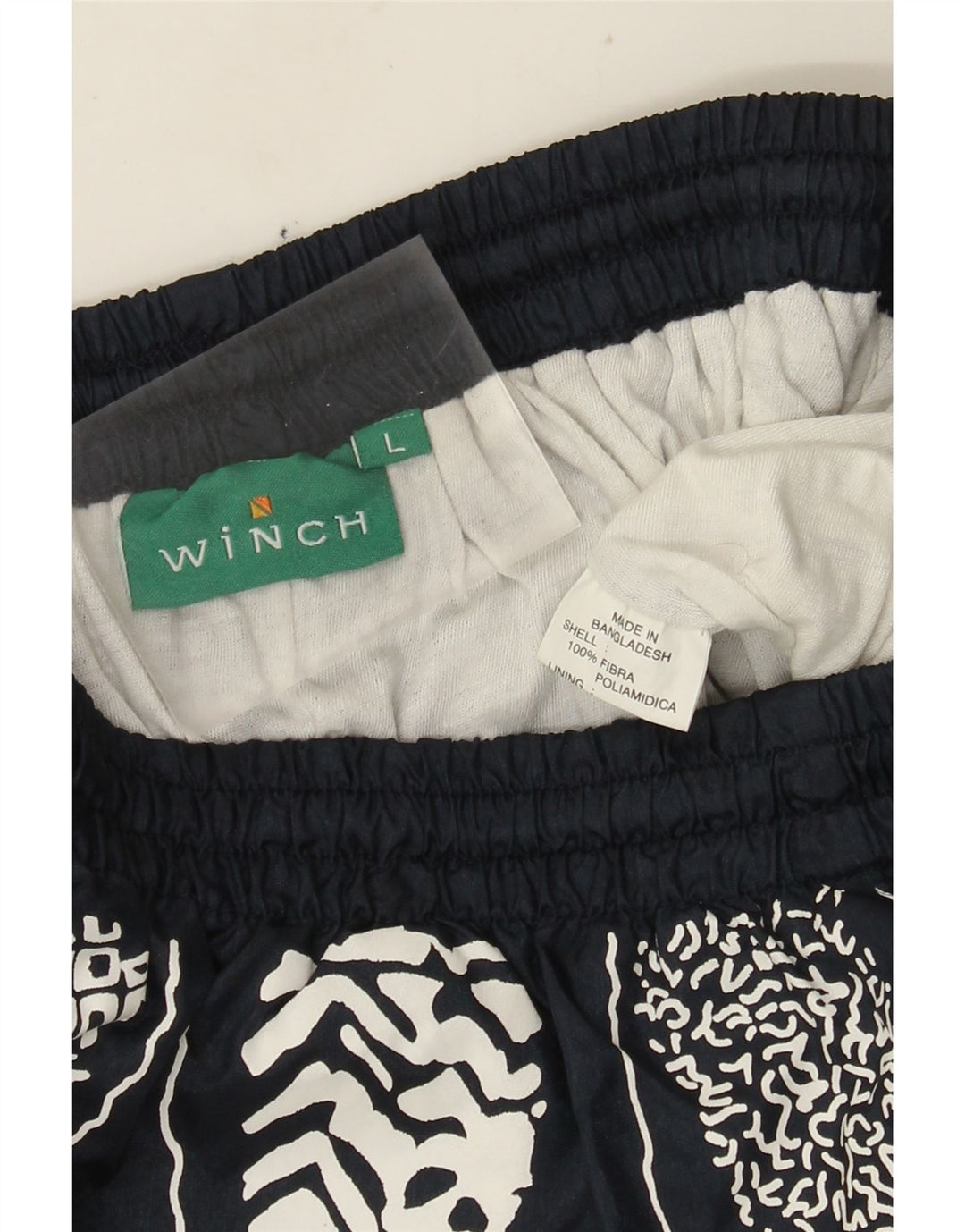 Pantaloni scurți sport vintage pentru băieți cu model abstract 11-12 ani mari bleumarin