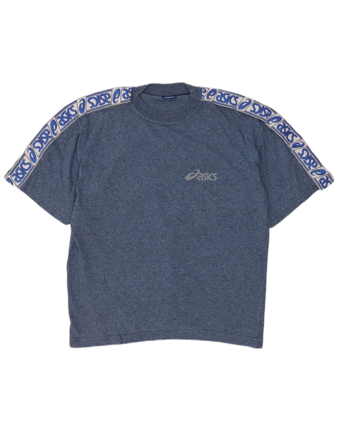 Tricou grafic Asics pentru bărbați Top UK 41 Medium Blue Pete Cotton
