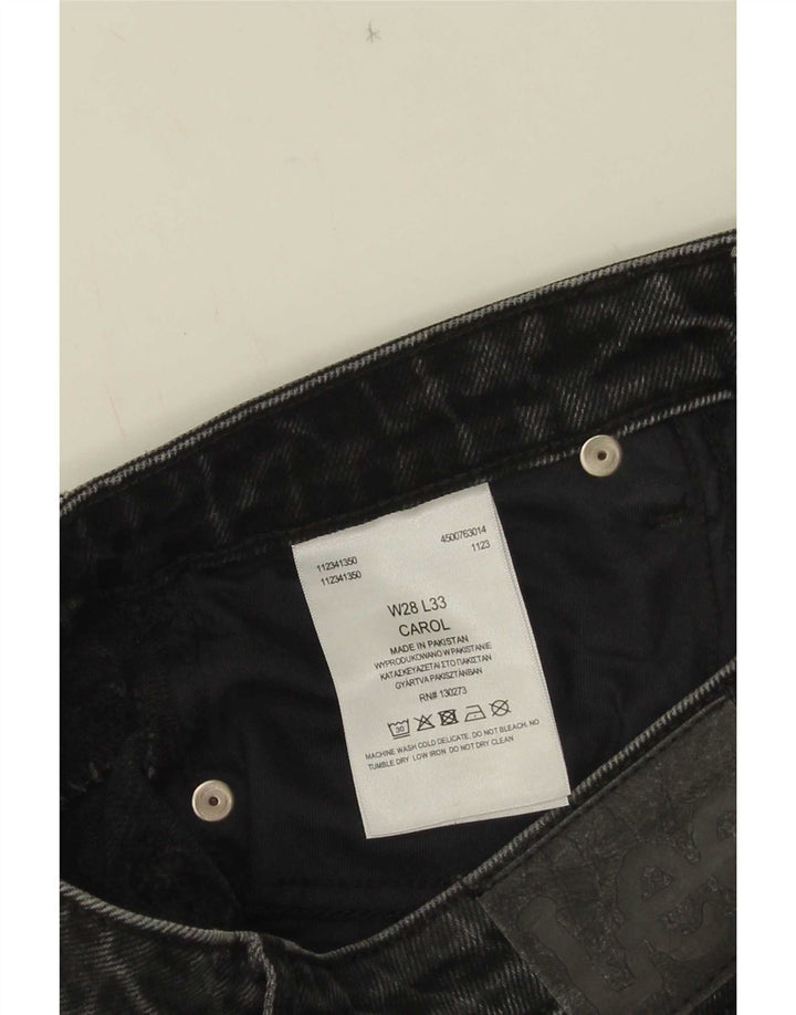 Blugi Lee Carol drepte pentru femei W28 L28 bumbac negru