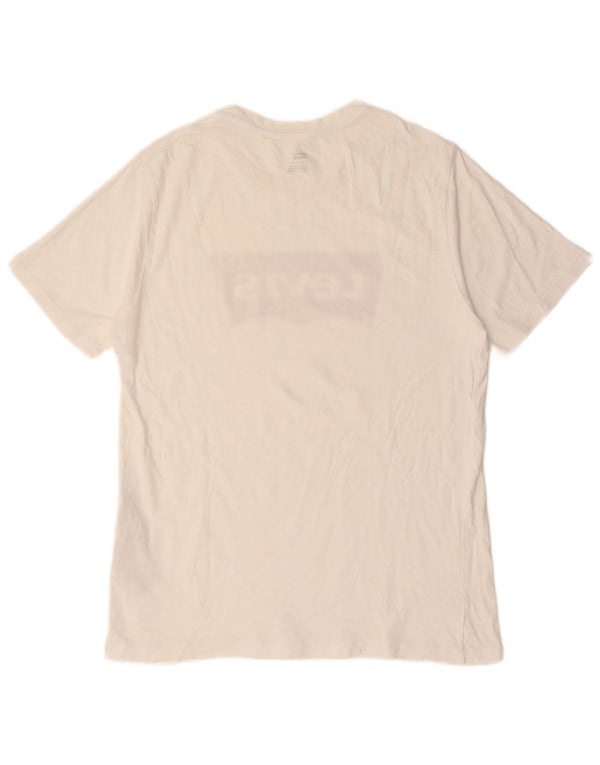 Tricou grafic pentru bărbați Levi's Top Medium White Bumbac