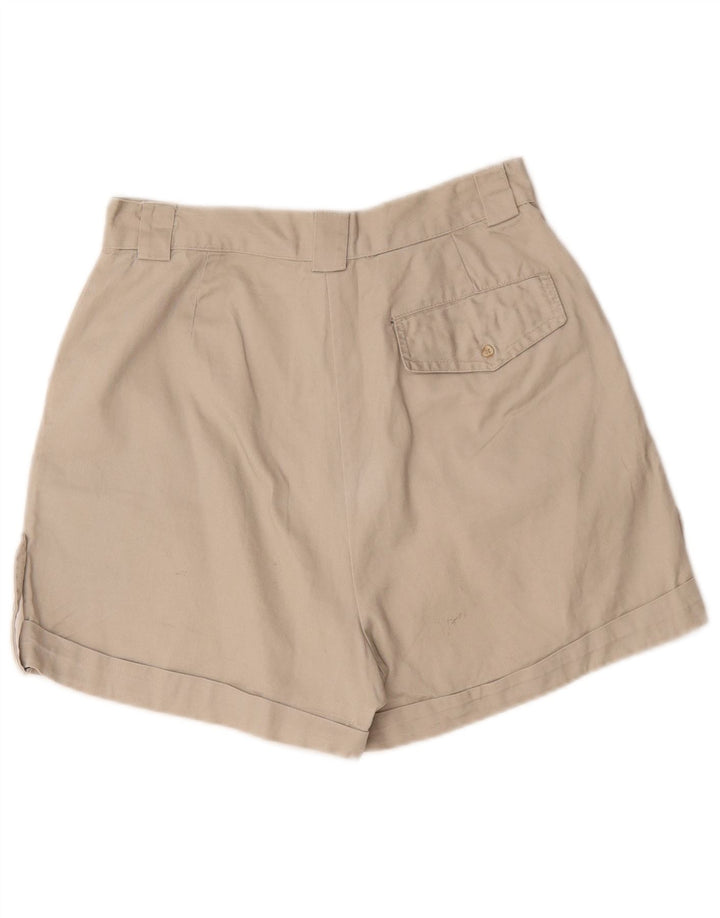Pantaloni scurti cargo cu talie înaltă Emonite pentru femei, mari W26, bumbac gri