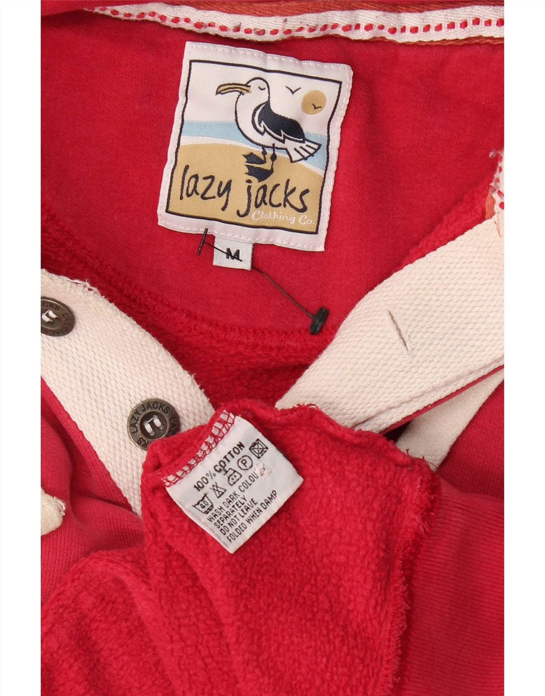 VINTAGE Pulover cu glugă grafic pentru bărbați, bumbac roșu mediu