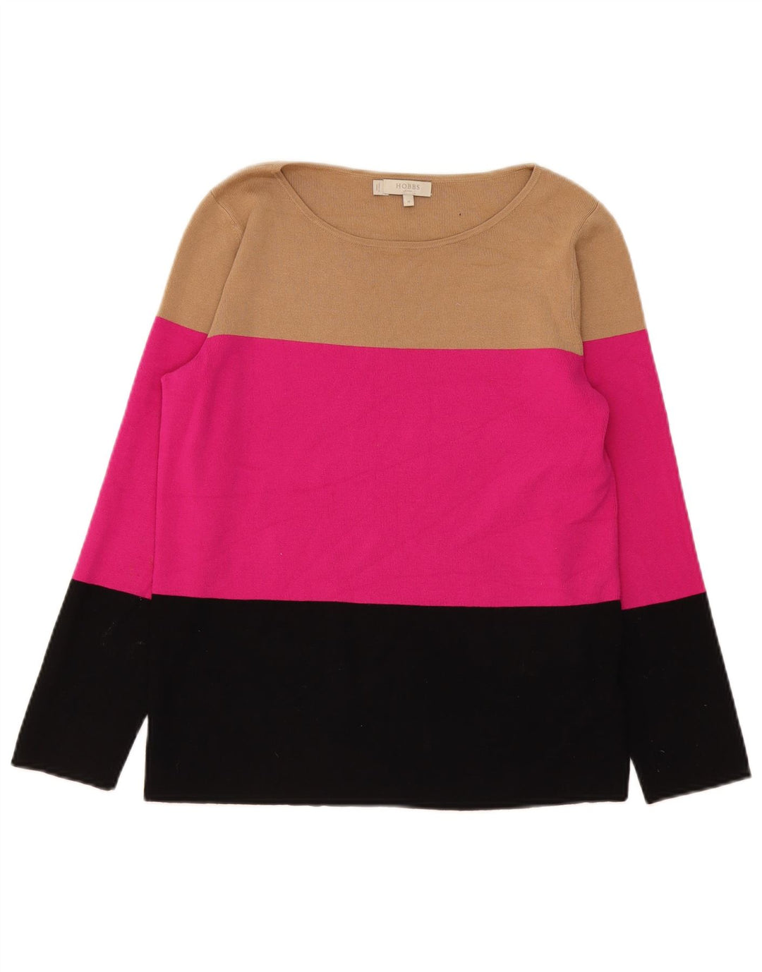 Pulover Hobbs pentru femei cu gâtul cu barca UK 14 Medium Multicolor
