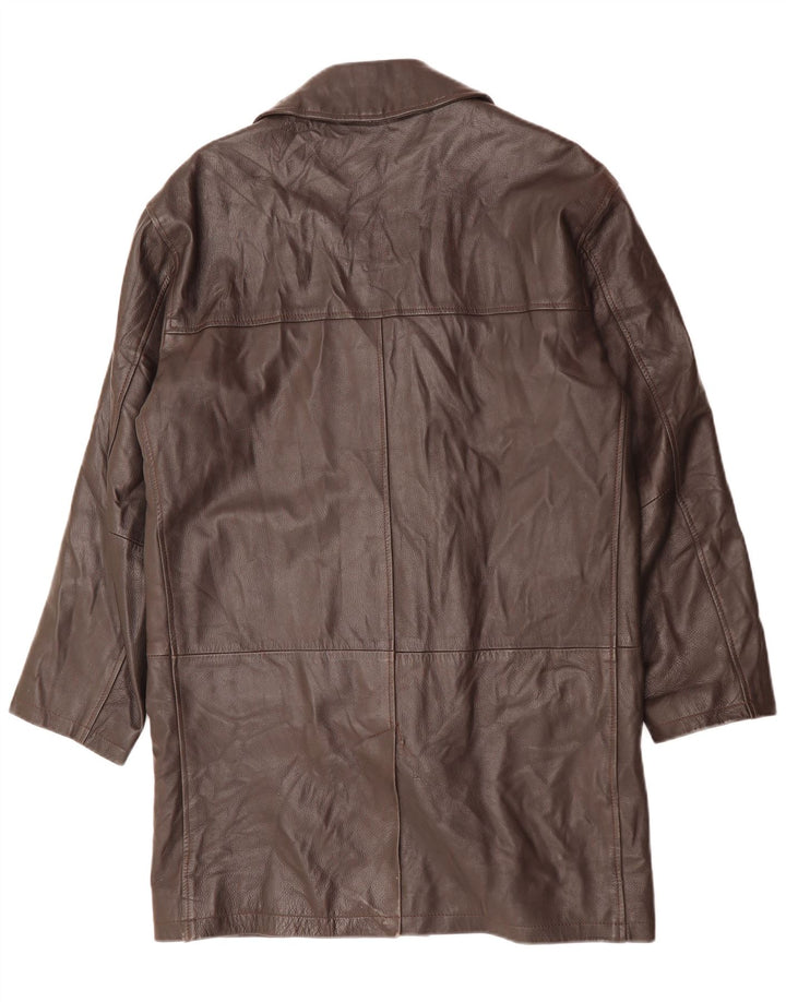 Palton din piele bărbați CONBIPEL IT 48 din piele maro medie