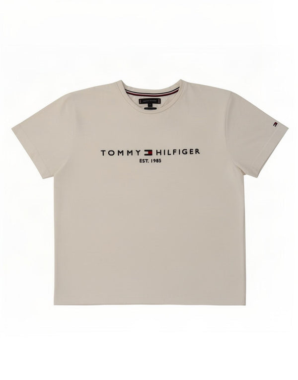Tricou grafic Tommy Hilfiger pentru femei Top UK 14 Medium White Bumbac