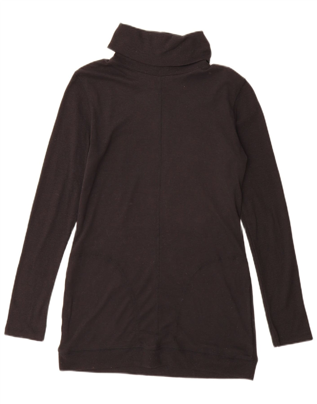 Pulover pentru femei Marks & Spencer, cu paragate, cu gât rulat, UK 10 Mic Negru