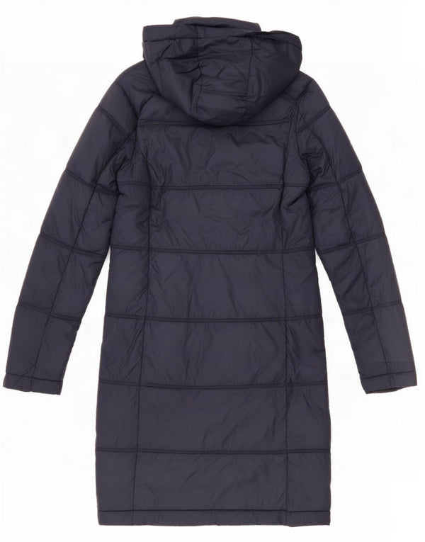 Palton căptușit cu glugă pentru femei Fat Face UK 8 Small Navy Blue Marine