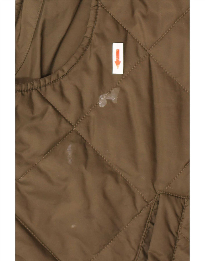 Barbour Gilet matlasat pentru bărbați UK 42 XL Kaki Poliamidă