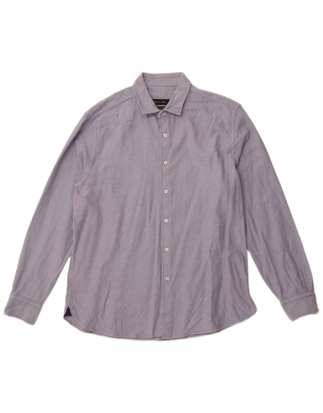 Cămașă Massimo Dutti pentru bărbați 2XL, bumbac albastru