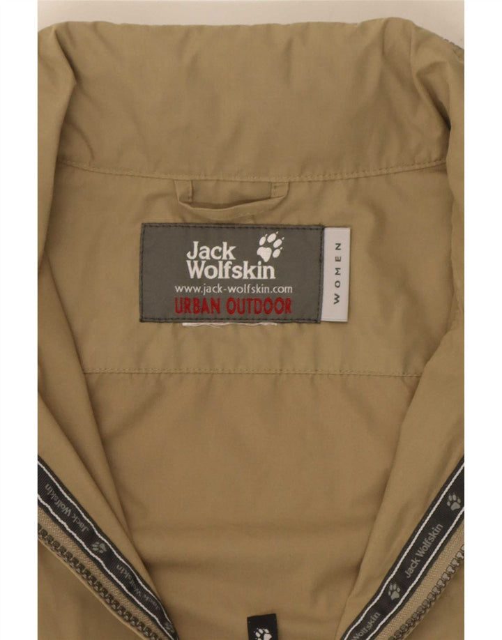 Jack Wolfskin jachetă bomber cu glugă pentru femei UK 16 mare kaki