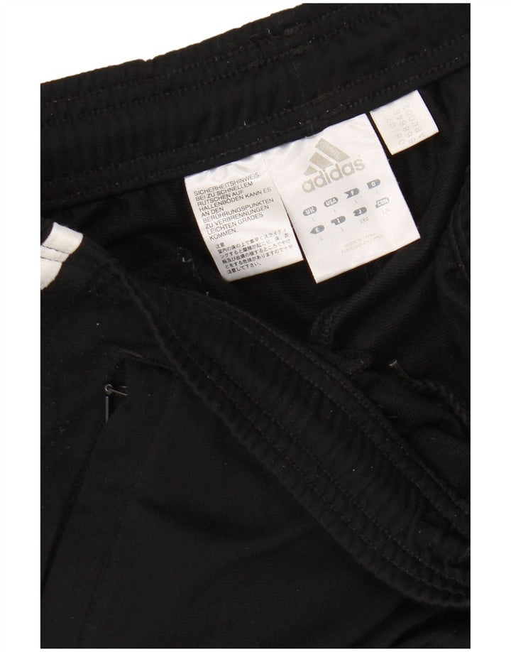 Pantaloni de trening Adidas pentru bărbați, mari, negru, poliester