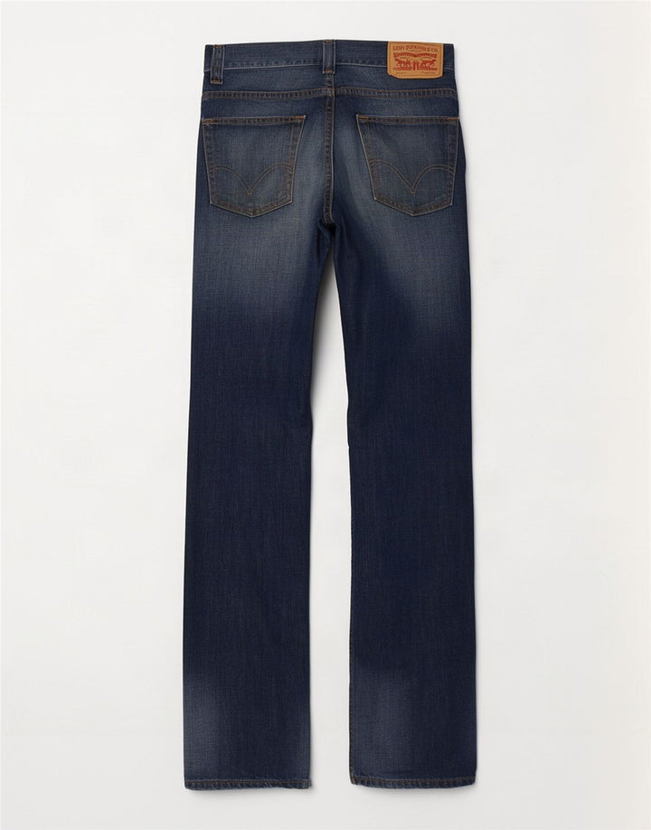 Blugi drepti pentru bărbați Levi's 506 W30 L34 Bumbac bleumarin