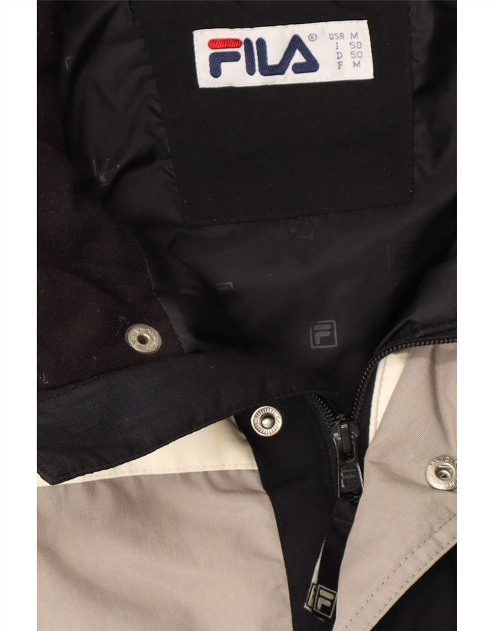Jachetă căptușită pentru bărbați FILA UK 38 Medium Black Colorblock Poliamidă