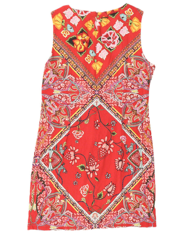 Rochie teacă fără mâneci pentru femei Desigual EU 44 XL Roșu In Floral