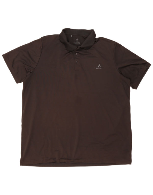 Tricou polo pentru bărbați ADIDAS 2XL poliester negru