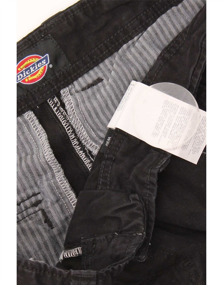 Pantaloni cargo dritti pentru bărbați Dickies W30 L30 bumbac negru