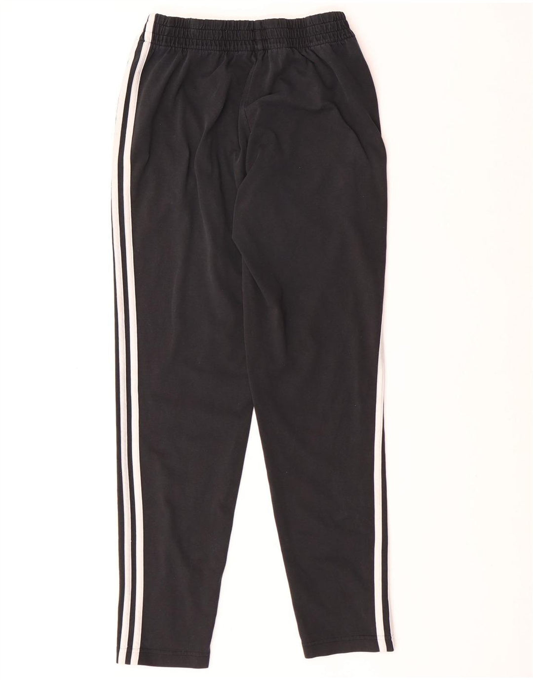 Pantaloni de trening ADIDAS pentru femei, bumbac mediu negru