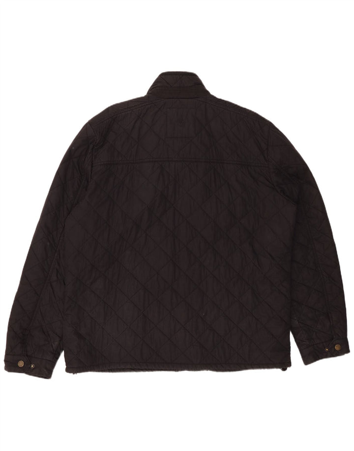 Jachetă matlasată pentru bărbați FAT FACE UK 40 Large Black