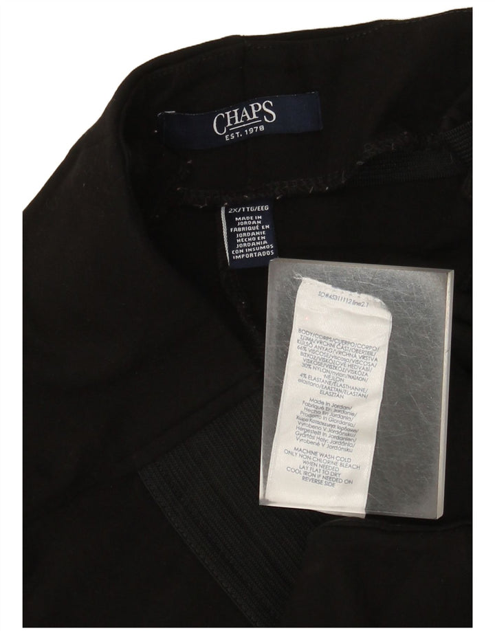 Leggings pentru damă Chaps UK 20 2XL, viscoză neagră