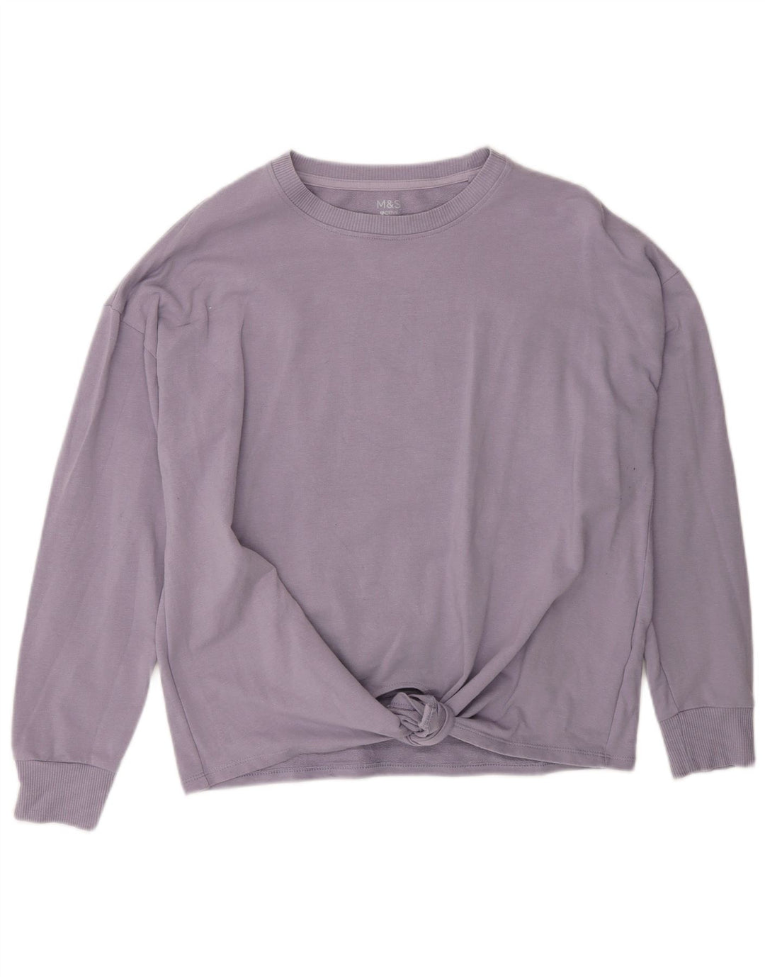 Pulover pentru damă Marks & Spencer, pentru femei, UK 12, bumbac violet mediu