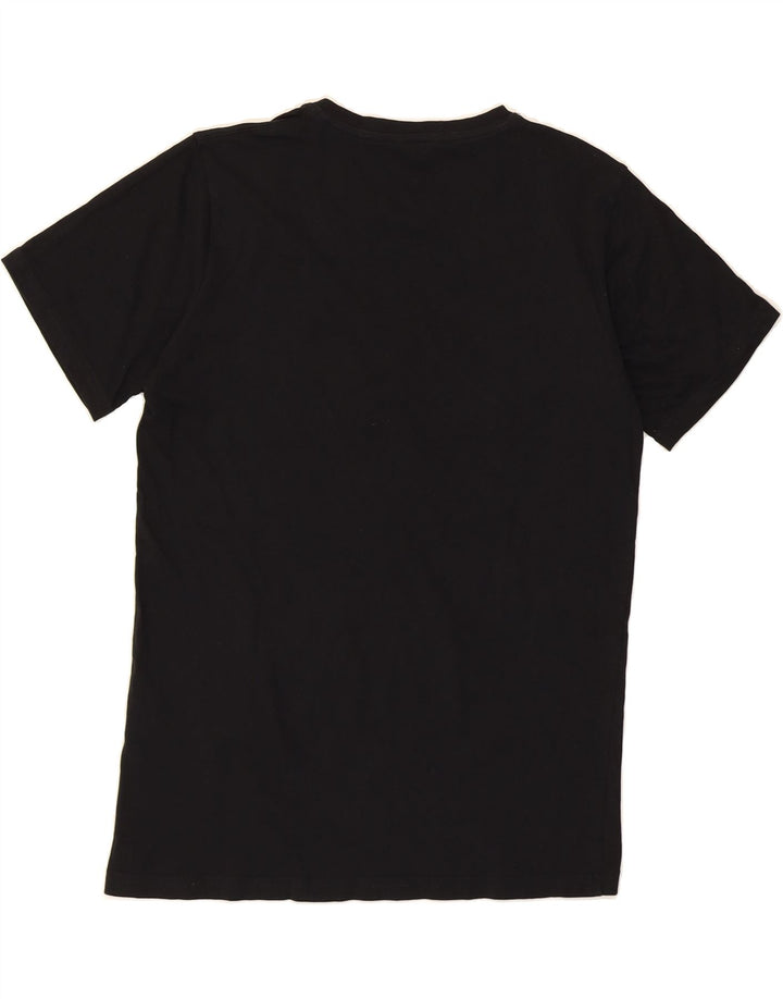 CARRERA Womens Graphic T-Shirt Top UK 14 Medium Black Cotton Vintage Carrera and Second-Hand Carrera from Messina Hembry 