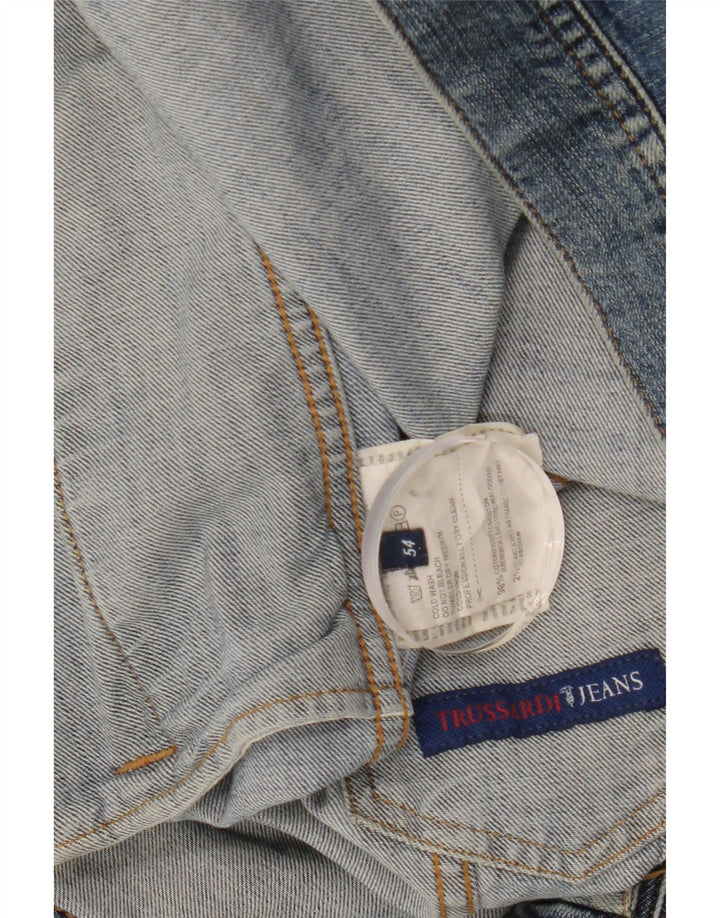 Jachetă de blugi Trussardi Jeans pentru bărbați IT 54 XL Bumbac albastru