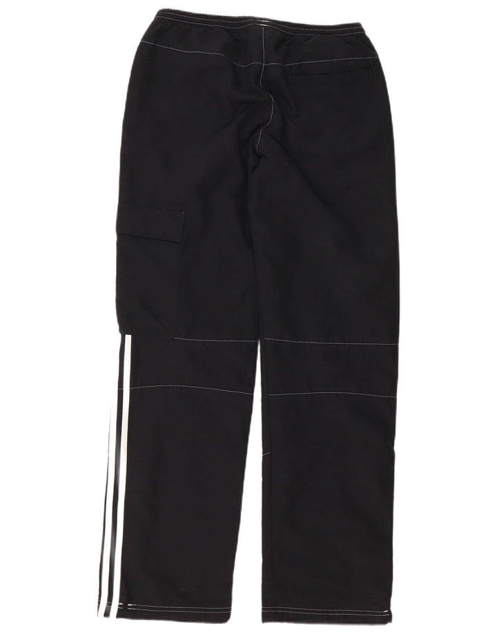 Pantaloni de trening cu grafic pentru băieți Adidas 13-14 ani poliester negru