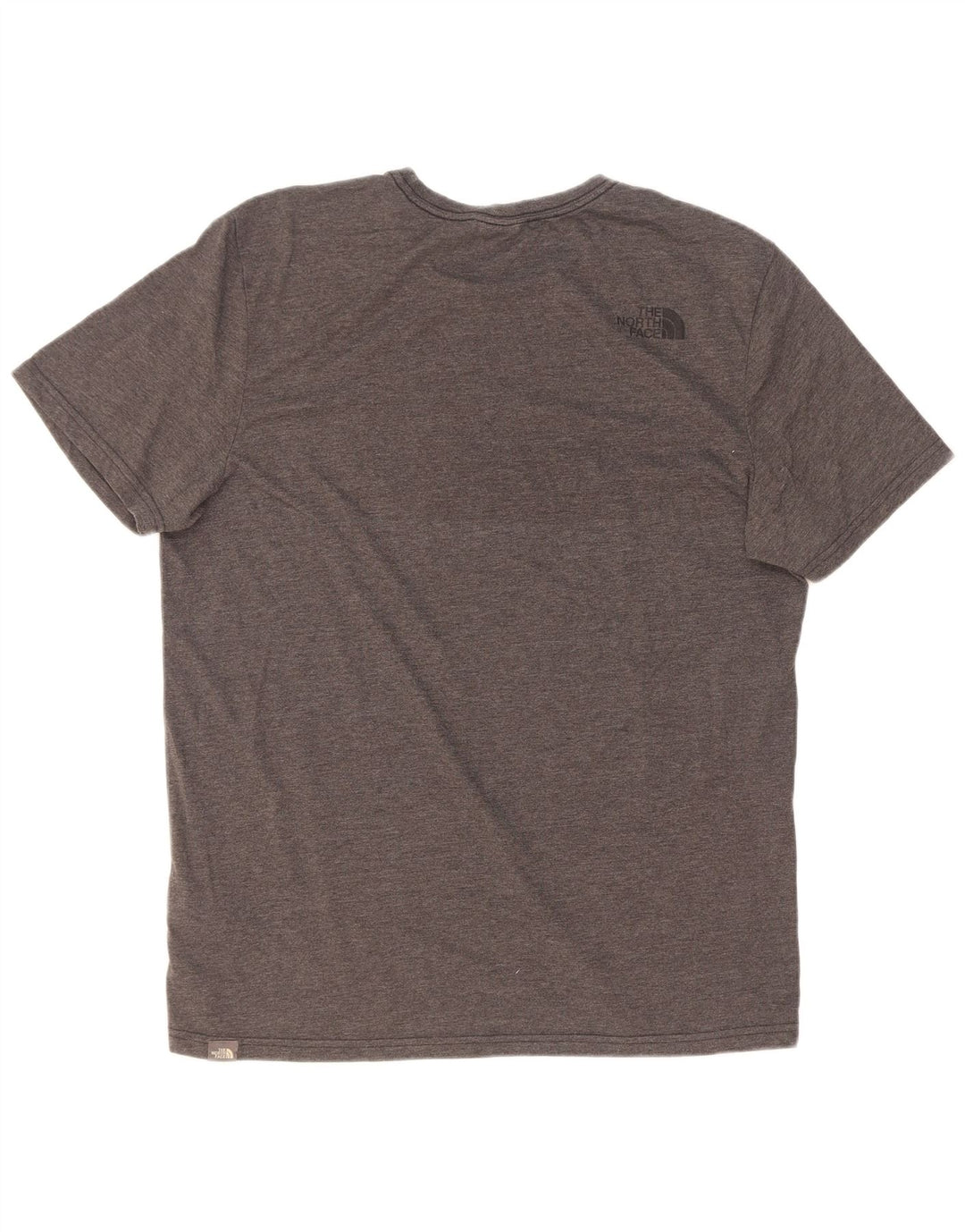 Tricou grafic pentru bărbați The North Face Top mare, gri, poliester pătat
