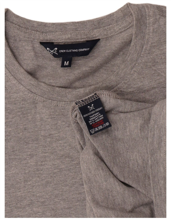 Crew Clothing Tricou pentru bărbați Top Medium Gri Bumbac