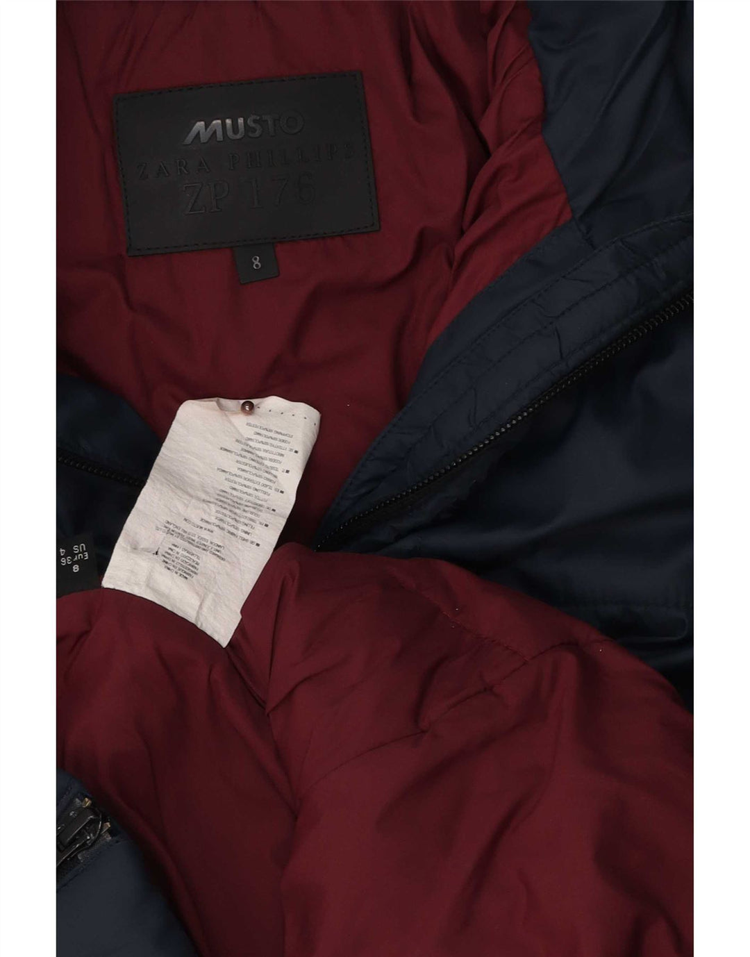 Jachetă căptușită pentru femei Musto UK 8 Small, bleumarin, poliamidă