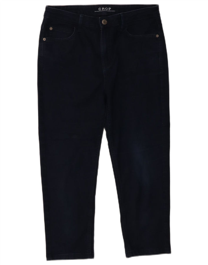 Blugi tăiați pentru femei Marks & Spencer UK 12 Medium W32 L21 Bleumarin Bumbac