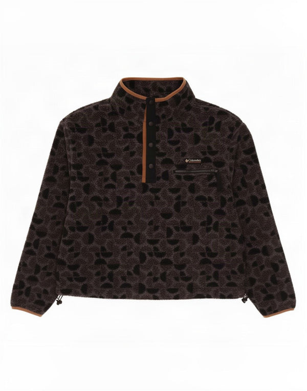 Pulover oversize din lână Columbia pentru femei UK 16 mare, gri, geometric