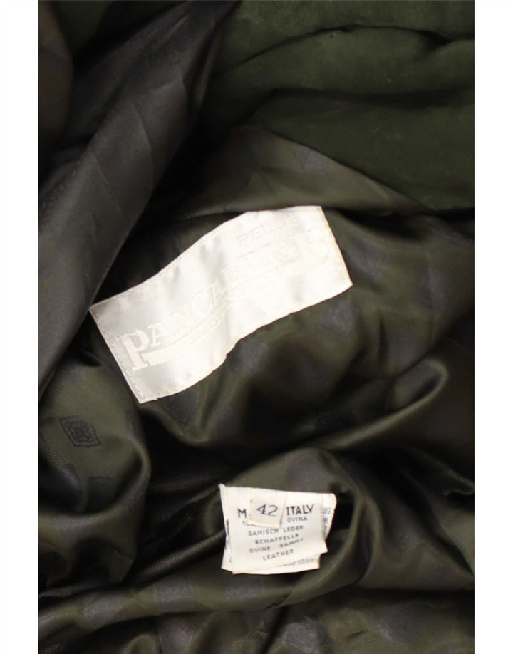 Pancaldi & B Jachetă de piele întoarsă pentru femei IT 42 Medium Khaki