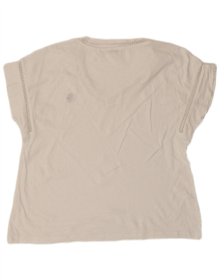 U.S. Polo Assn. Tricou pentru femei Top UK 14 Medium White