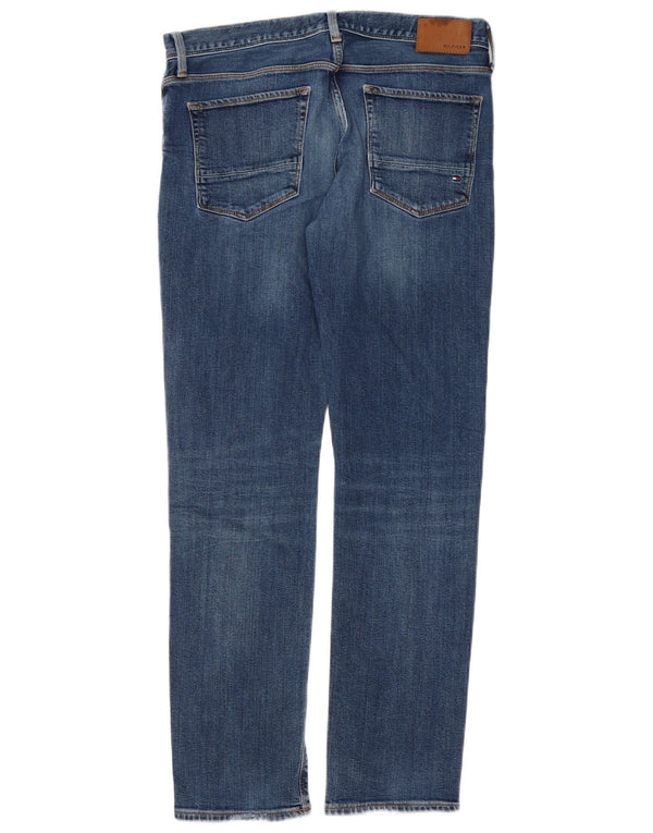 Blugi drepți stretch pentru bărbați Tommy Hilfiger Denton, L32 L32, bumbac albastru