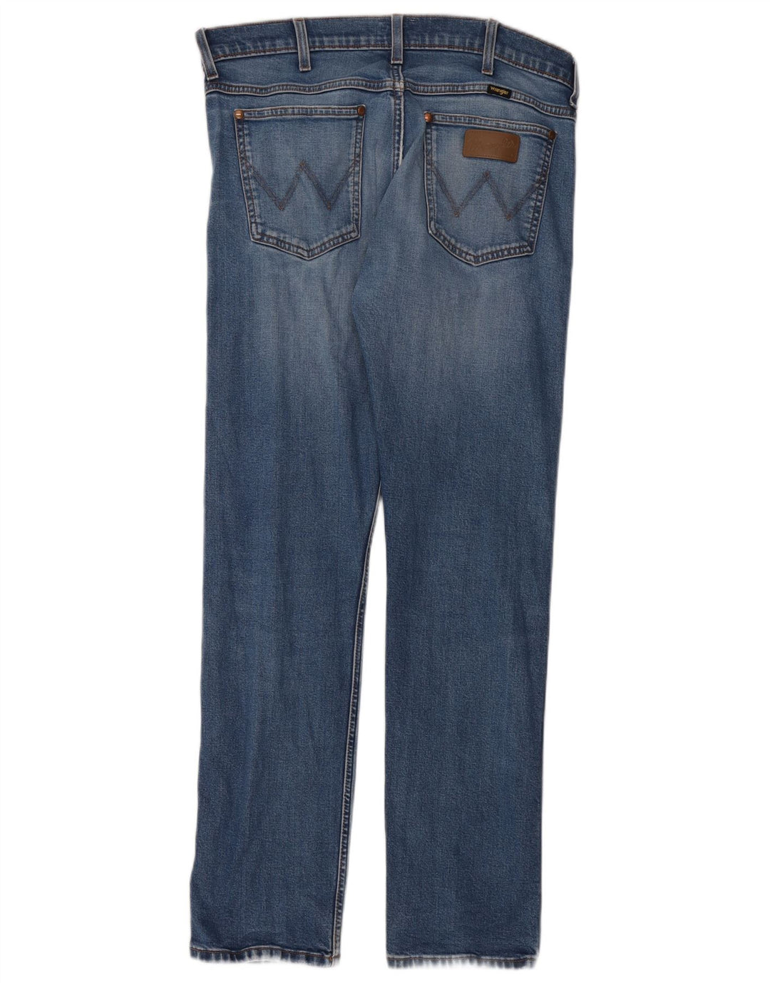 Blugi drepti pentru bărbați Wrangler W33 L32 Bumbac albastru