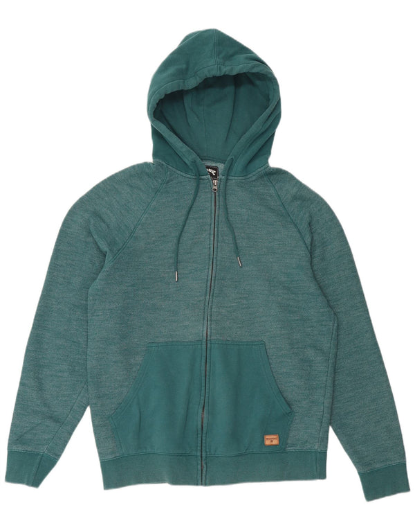 Pulover Billabong pentru bărbați, cu fermoar, bumbac verde XL