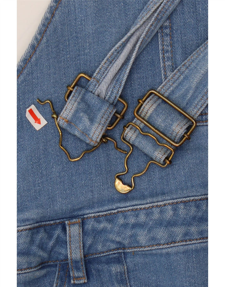 Fat Face Salopete pentru femei Blugi conici UK 24 4XL W48 L25 Albastru Bumbac