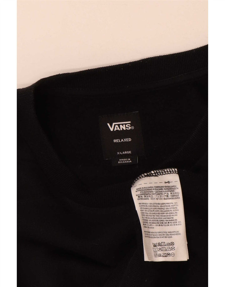 Hanorac relaxat pentru bărbați Vans Jumper XL bumbac negru