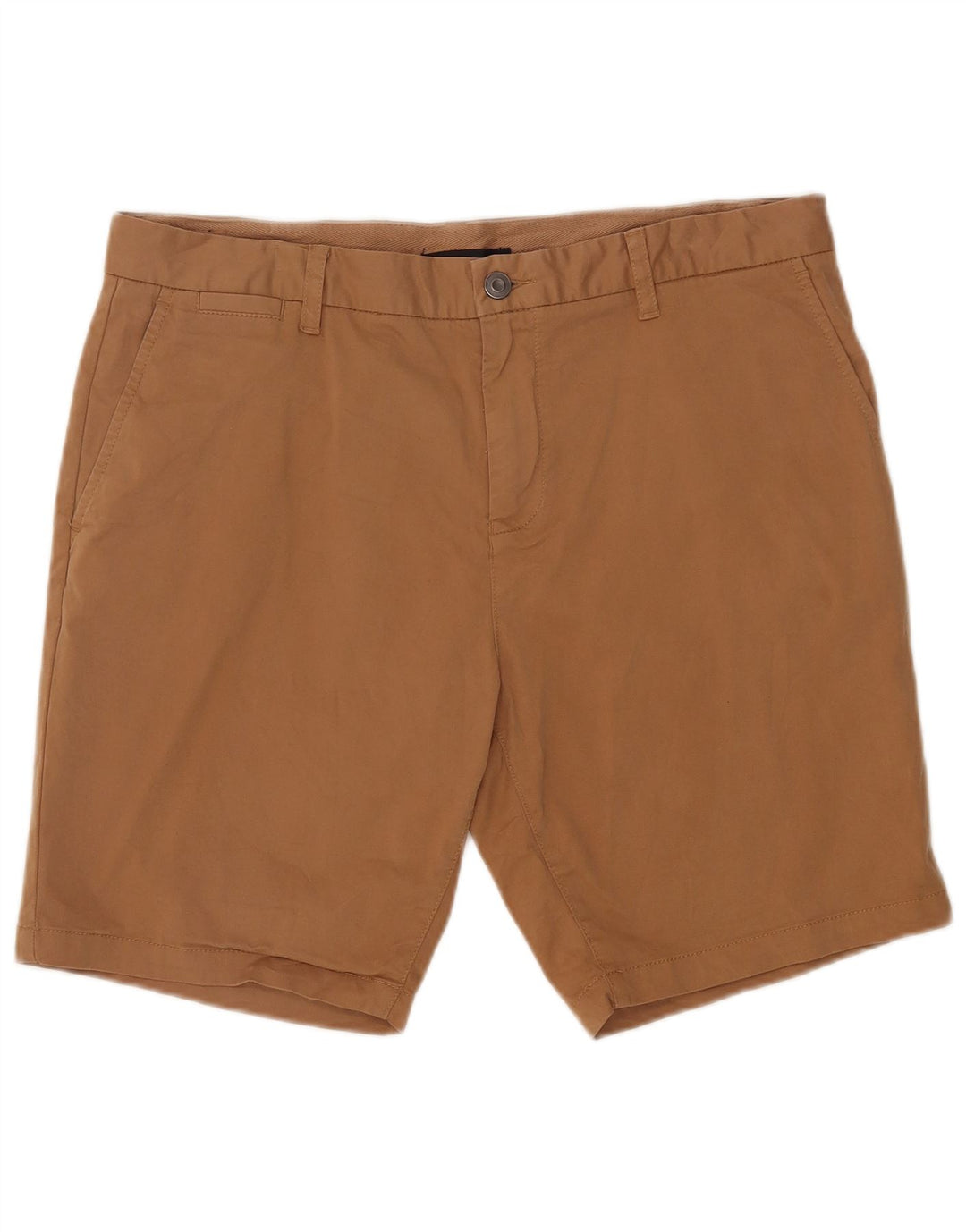 Pantaloni scurți chino pentru bărbați French Connection W36, bumbac maro mare