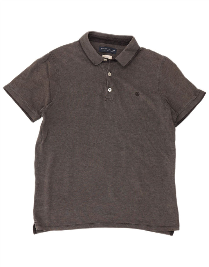 Tricou polo Jack & Jones pentru bărbați, mare, gri, bumbac