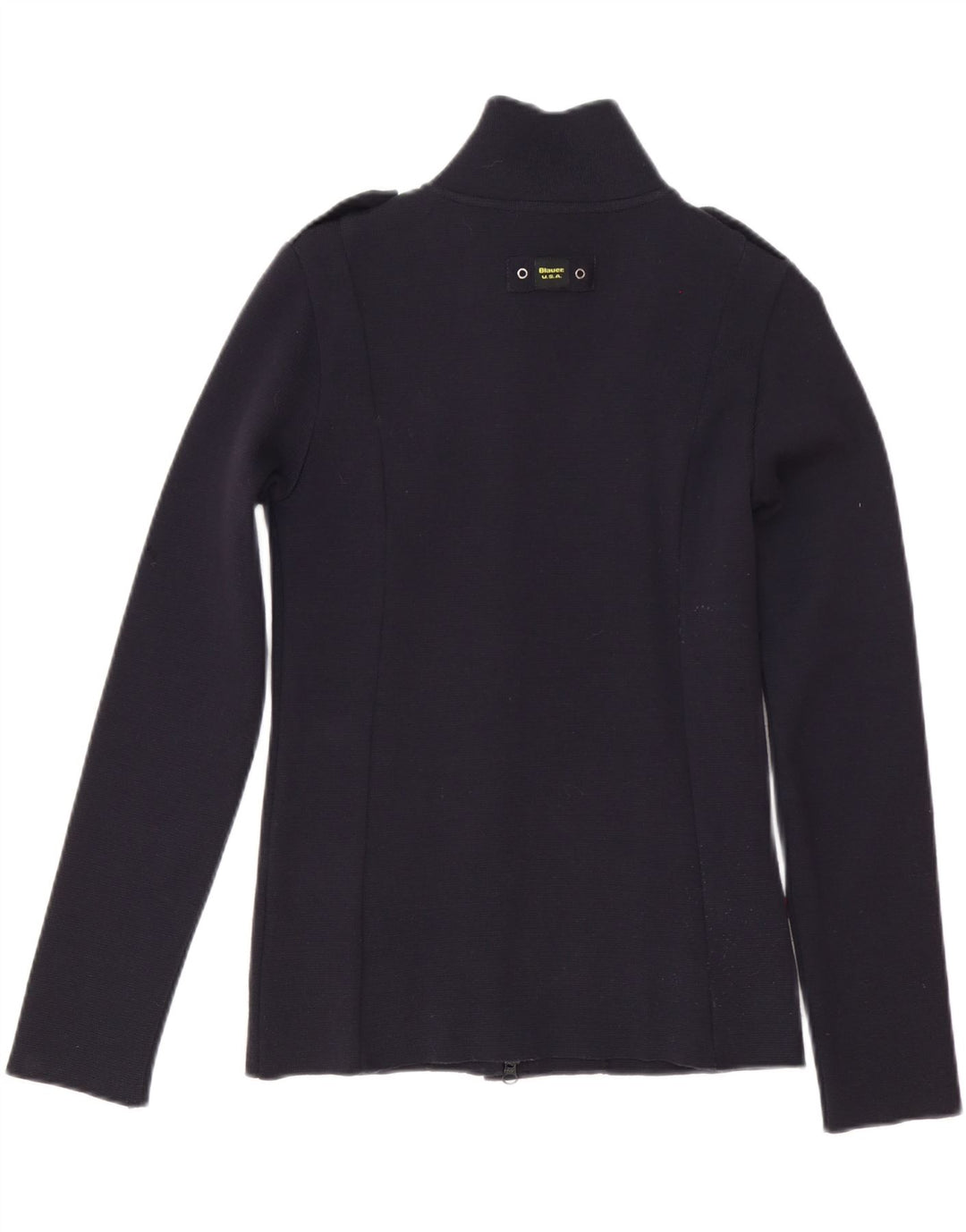 Pulover cardigan Blauer pentru femei UK 10 Mic Lână bleumarin