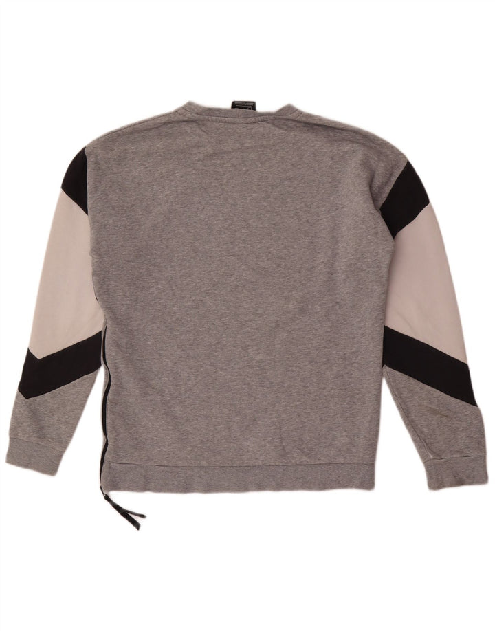 Hanorac grafic pentru bărbați Nike Jumper mic, gri, bumbac color bloc