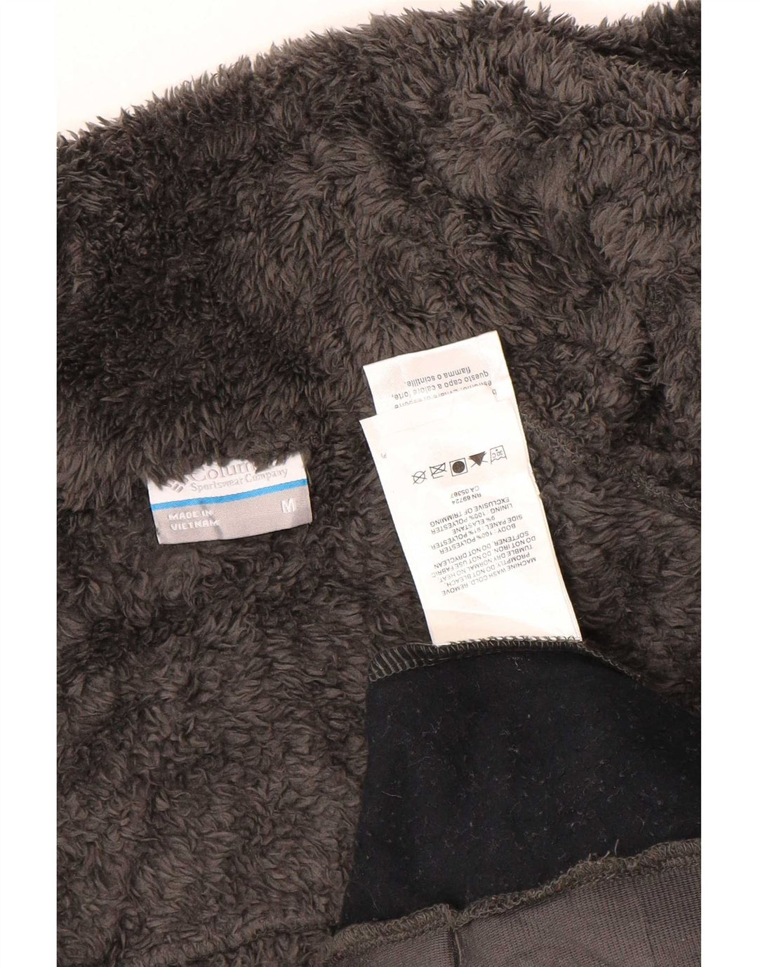 Jachetă fleece Columbia pentru femei UK 14 Gri mediu Poliester color bloc