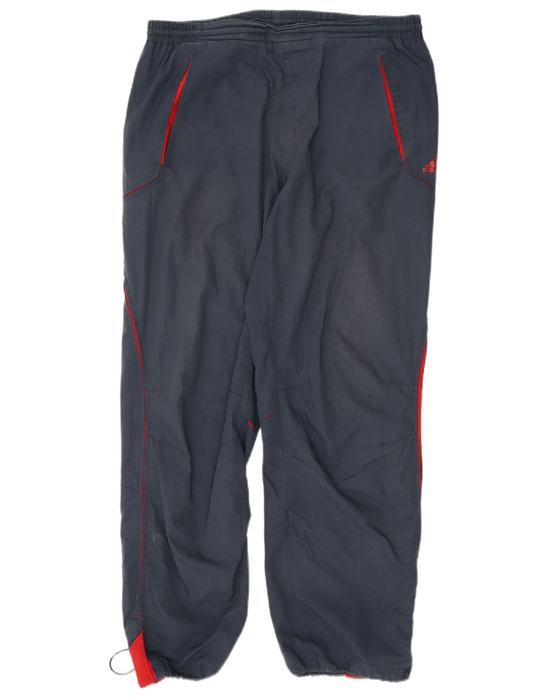 ADIDAS Mens Tracksuit Trousers UK 40/42 Medium Grey Polyamide