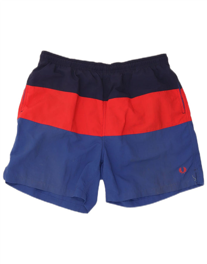 FRED PERRY Pantaloni scurți de înot pentru bărbați, mari, multicolori, din nailon
