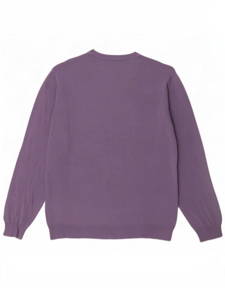 Marks & Spencer Pulover pentru bărbați, Blue Harbour, cu decolteu, 2XL, violet