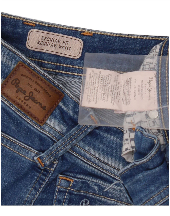 Pantaloni scurți din denim pentru damă PEPE JEANS, W30, bumbac albastru mediu